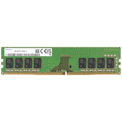 Mémoire RAM DDR4 3200 MHz Samsung 8 Go UDIMM pour PC de bureau