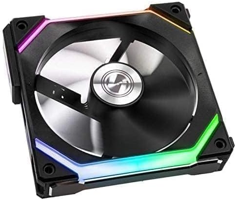 Lian Li UNI FAN SL120 Single Pack White Without Controller ( Compatible with Lian Li SL120 3 pack or SL140 2 pack only), Black