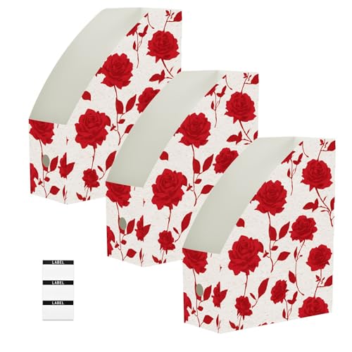 Classeur pliable pour magazines 22,9x30,5 cm boîte rangement documents