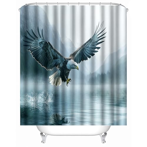 shower curtains 180 x 180 cm Flying Eagle shower curtain Fab