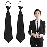 Facile à porter : Le Cravate Noire Femme est doté d'un système réglable, éliminant le besoin de nœuds manuels, permettant aux débutants et même aux enfants de l'utiliser facilement et de manière autonome.