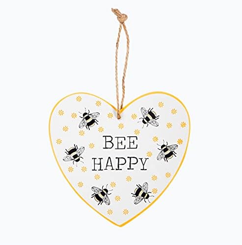 Sass & Belle Busy Bees Bee Happy Plaque