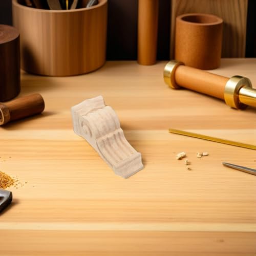 Corbeaux en bois sculpté pour fixer une tablette de cheminée instable dans le salon - 7