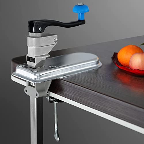 Lifancy Commercial Can Opener, 18" Old Reliable Manual Can Opener With Plated Steel Base For Cans, Heavy Duty Industrial Can Opener,Screw Down Base, Ergonomic Handle,Built-In Blade X 2 #TOP5