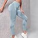 Anti Cellulite Leggings for Women 3D Texture Leggings for Women 2026 Spring High Waisted Tummy Control Booty Lifting Soft Compression Pants Sky Blue