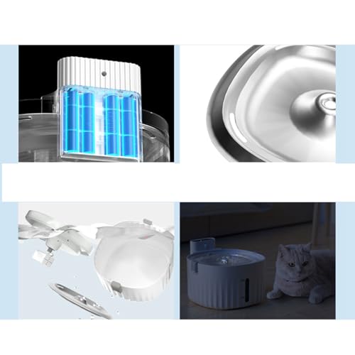 Fuente automática de agua para gato grande capacidad 2L miniatura 4