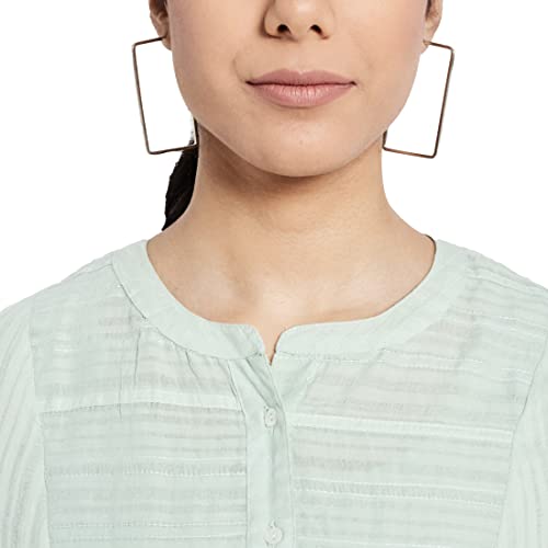 Image of Fabindia Women Dobby Weave Tunic Cotton