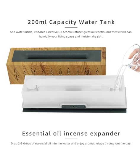 Difusor Humidificador Aromaterapia 200ml con Control miniatura 3