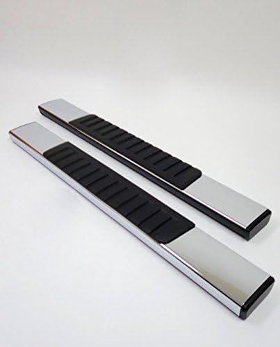 UNITED COVERS 6" Aluminum with ABS Chrome Cap OE Style Side Step Nerf Bar Running Board for 2009-2015 Regular Cab