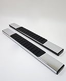 UNITED COVERS 6" Aluminum with ABS Chrome Cap OE Style Side Step Nerf Bar Running Board for 2009-201