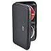 XiongYe CD DVD Case, 72 Capacity Heavy Duty Wallet, DVD Case Holder for Car, Hard Shell Sturdy case, CD Disk Holder, Disc Binder, Booklet, Protective Blu-ray Wallet (72 Capacity,Black)