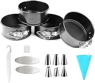 Non-stick Springform Cake Pan Set - 4 Inch Leakproof Cheese Pan