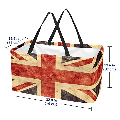 Sac de courses reutilisable Union Jack pour ne plus manquer de place au supermarche - 6