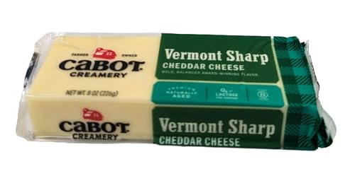 Cabot Vermont Sharp Cheddar Cheese 8oz (Pack of 3)