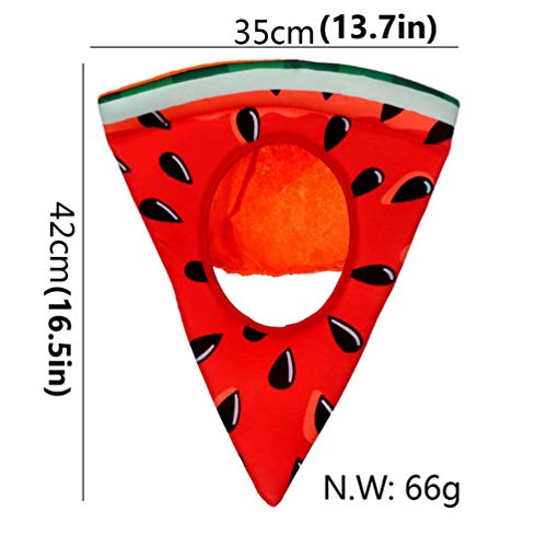 Fantasia de melancia KESYOO, chapéu de fantasia de fruta sem tecido, acessório fotográfico para cosp