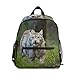 Mochila escolar con diseño de Bobcat Wildlife preescolar para niños y niñas