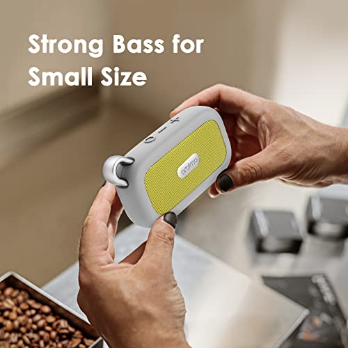 Image of Oraimo Palm Wireless Bluetooth Speaker Portable Speaker with 8W Studio Quality Sound, Powerful Bass, 5 Hours Playtime, IPX7 Waterproof, Bluetooth 5.0 and in-Built Mic