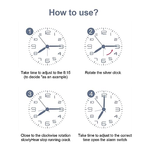 GDWD Wecker Kinder für Jungen Mädchen, Kinderwecker Digital Ohne Ticken, Lernwecker Lernuhr Weckuhr Kinderuhr Snooze Analog Lichtwecker, Quarzwecker mit Nachtlicht, Batteriebetrieben Weckuhr (Rosa)
