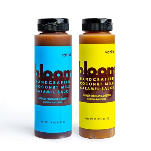 Bloom Caramel Sampler - Salted & Vanilla Coconut Caramel Sauces