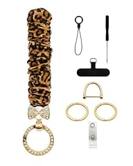 Leopard Wristlet With Butterfly