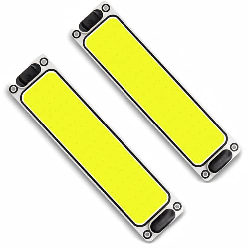 Panneaux lumineux intérieurs à LED, 12V 24V 108 COB Lampes décoratives pour camping-car avec plafonniers à interrupteur pour camping-car, caravane, dôme de camping-car Cover