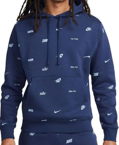 nike aop club pullover hoodie