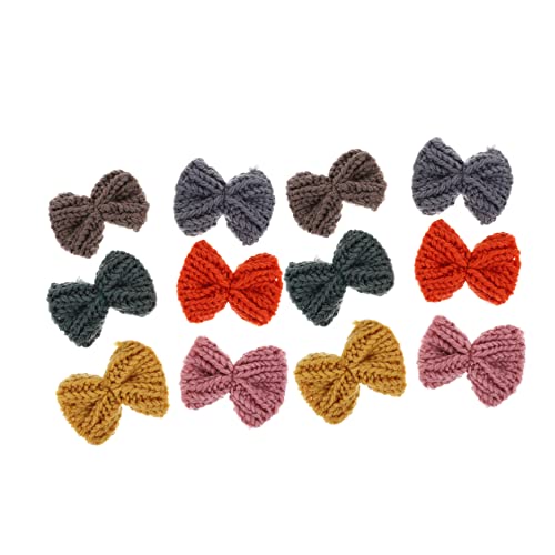 PAMINGONO 12 Piezas Lazo De Punto Alfileres Para Mochilas Decoración De La Boda a Granel Pasadores De Hijab Diamantes De Imitación Equipo Cajas Con Tapas Arco Alfileres De Costura Patas Hilo