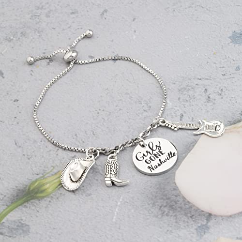 TIIMG Trip Gift Gone Nashville Bracelet Nashville Birthday or Bachelorette Vacation for Besties4