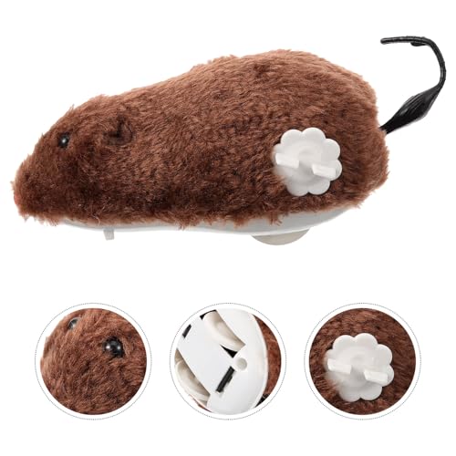 Juguetes para gatos de cuerda UTHCLO ratones de peluche para ejercicio mecánico 6