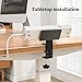 Power Holder, Strip Organizer for Desk, No-Drill Mount Bracket with Space Saving Design, Practical Feature, Easy Install Use Function, Organizer Tool, Power Strip Accessory for Surge and Protector