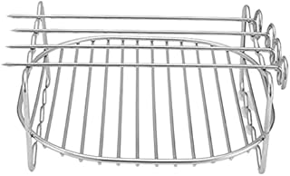 HJKJ Air Fryer Rack 6, 7, 8 inches | Double Layer Stainless Steel Airfryer Grill | Multi-Purpose Rack Stand for Cooking Steaming Baking, 6, 7, 8 inches