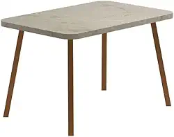 Mesa de Jantar Retangular Stellar Carraro (Petra e Rose, 4 Lugares)