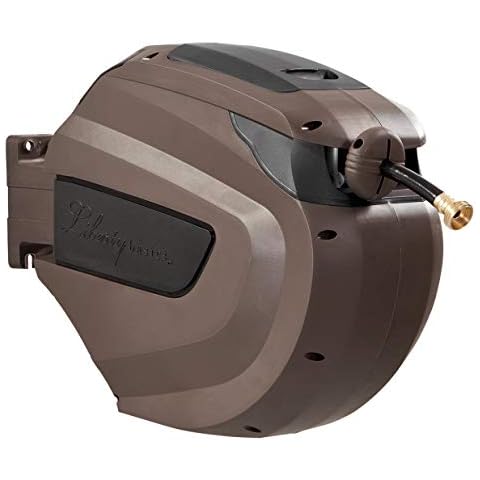 Liberty Garden Products 516, 65-Feet Retractable Hose Reel, Bronze Cover