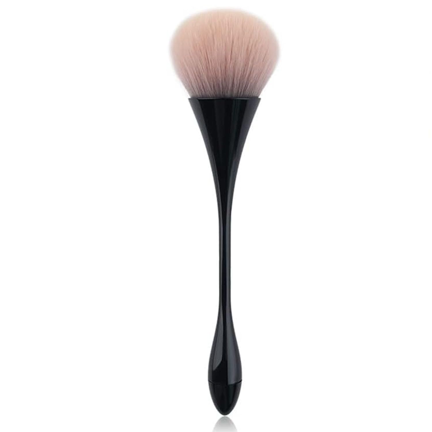 BlackBoss Large Makeup Powder Foundation Brush Single Soft Face Cosmetic Makeup Brush Big Blush Loose Powder Brush Soft Dust Cleaner Cleaning Brush (Black)-picture-28