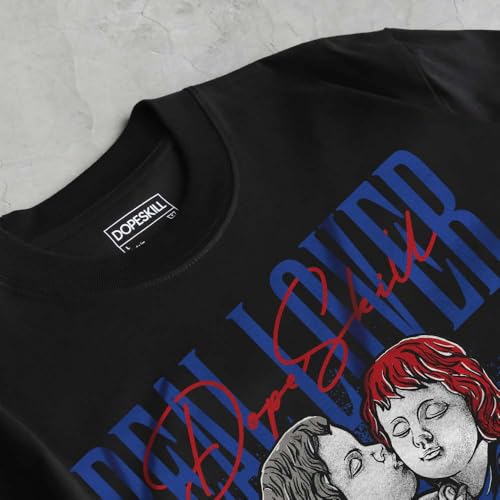 Image of DopeSkill Graphic Tee Streetwear Hip Hop Hypebeast Street Style Unisex T-Shirt Sneaker Colour Matching Shirts Real Lover