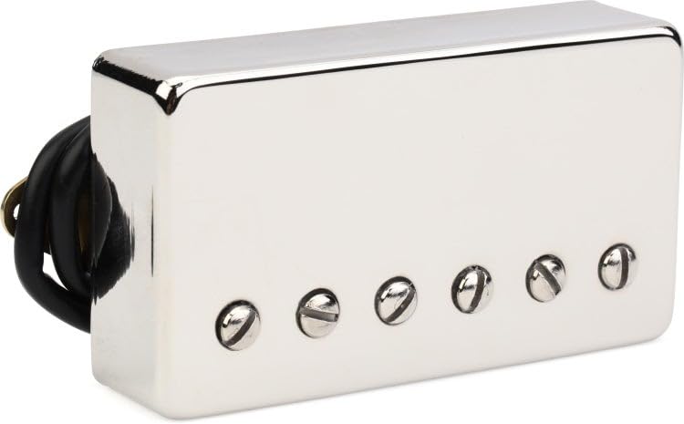 DiMarzio DP500FN Super PAF Ceramic High-Output Humbucker Bridge Pickup F-Spaced Nickel für E-Gitarre