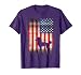 Poodle Dog USA American Flag 4th of July Patriotic Gift Women Kids Men T-Shirt