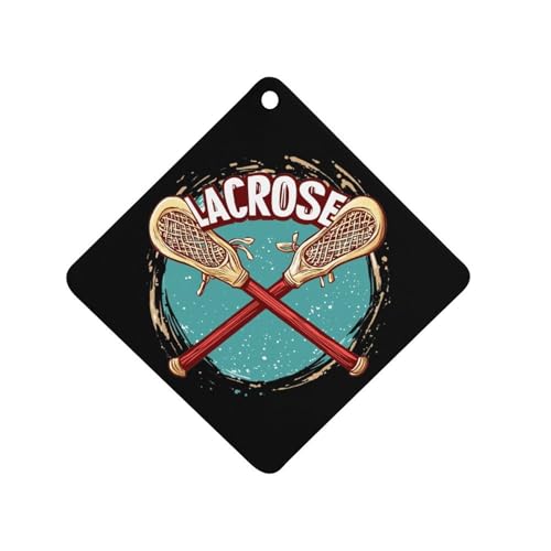 Lacrosse Car Air Freshener Hanging Aromatherapy Tablets for Car Accessories Rhombus