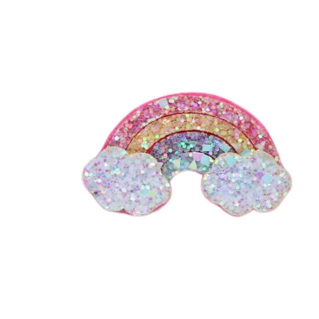 BABY & KIDS - 20pcs Meteor Doughnut Cloud Rainbows Balloon Applique for DIY Hair Clips Bow Accessories Craft Baby Girl