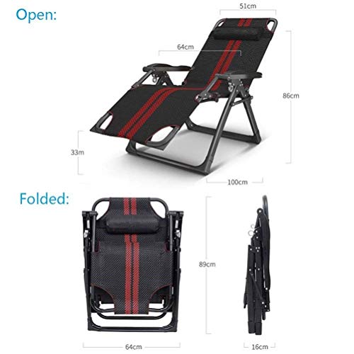 Chaise portable pliante relax pour soulager le dos au jardin