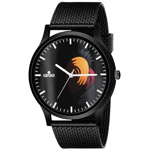 AROA Watch New Watch for Obito Uchiha Tobi Mask Black Metal Type Rubber Analog Watch Black Dial for Men Stylish Watch for Boys (B0BZCVT27C) Amazon Price History, Amazon Price Tracker