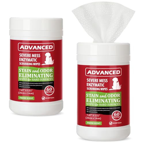 Dimsile 2 Pack 120 Count Dog Cat Stain and Odor