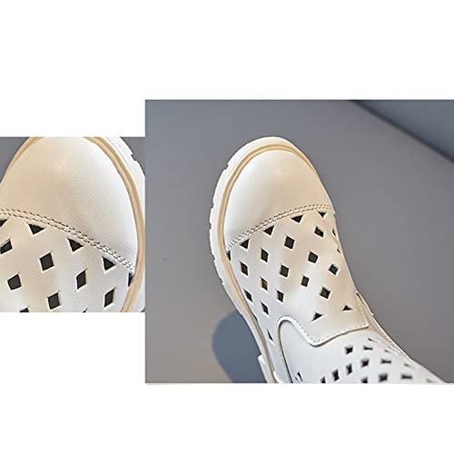 Girls Fashion Tall Riding Boots Flat Heel Side Zipper Knee High Shoes Boot Dress Princess Shoes 6