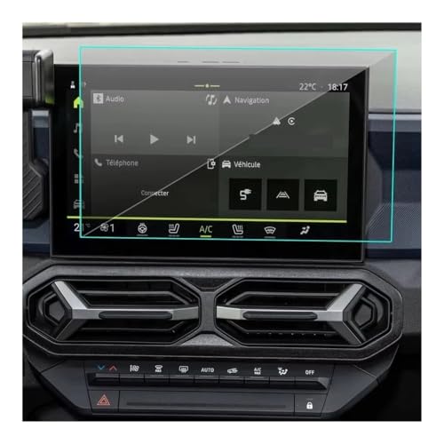 Film protecteur navigation anti-traces pour écran Dacia | Protégez votre GPS tactile 10.1"