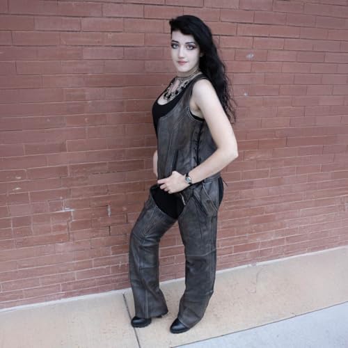 Image of Milwaukee Leather Women's Premium Classic Leather Motorcycle Rider Vest w /Adjustable Side Laces