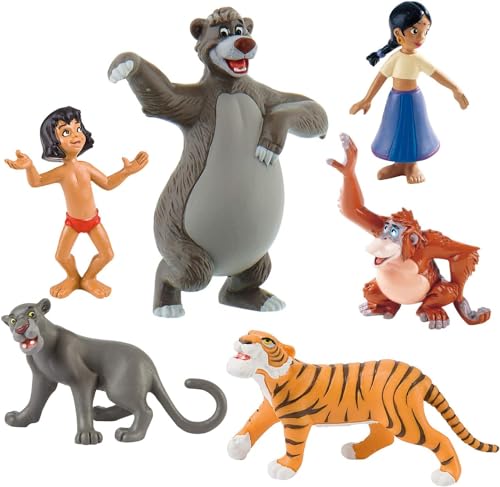 Bullyland Disney Le Livre de la Jungle Set de 7 Figurines
