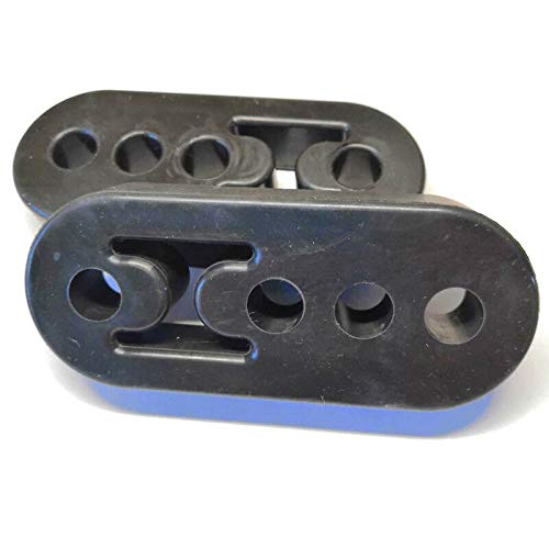 2 PCS NEW Universal Car Exhaust Rubber Mount Vehicle Exhaust Pipe Mounting Mount Rubber Hanger Bracket - Image 4