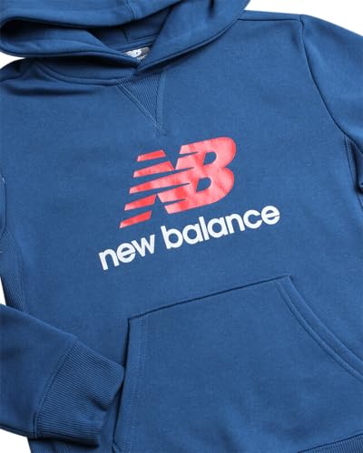 New Balance Active Boys Hoodies - Lightweight Double Fleece Lined Pullover Boys Hoodie Sweatshirt with Pockets (8-20)3