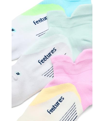 Image of Feetures Elite Light Cushion No Show Tab Sock Wave