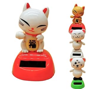 Chienc Solar-Winkekatze Dekoration